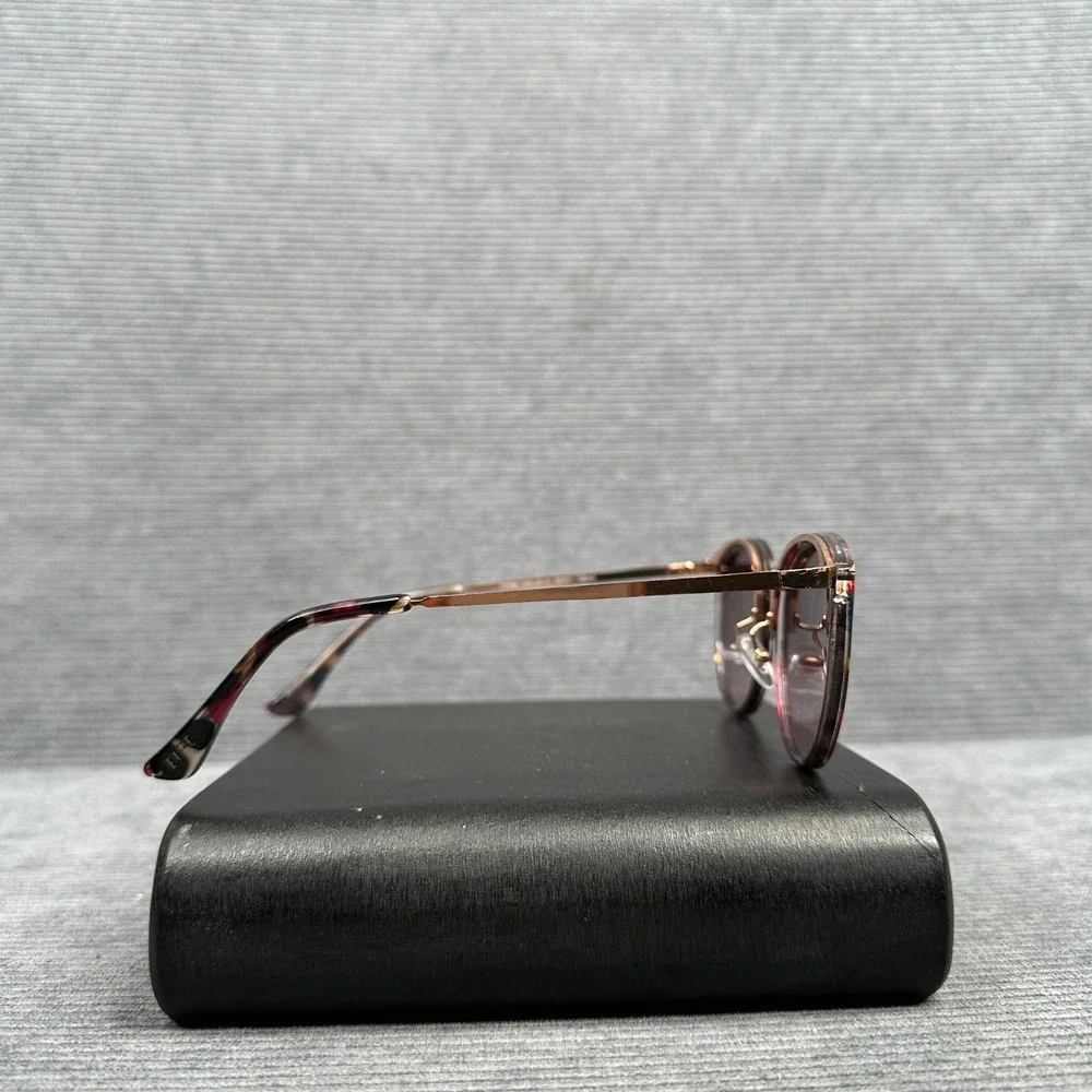 Elle Round Sunglasses Multi-Color Tortoise Rose Gold WEL01SG01 53-21-138 Y2k